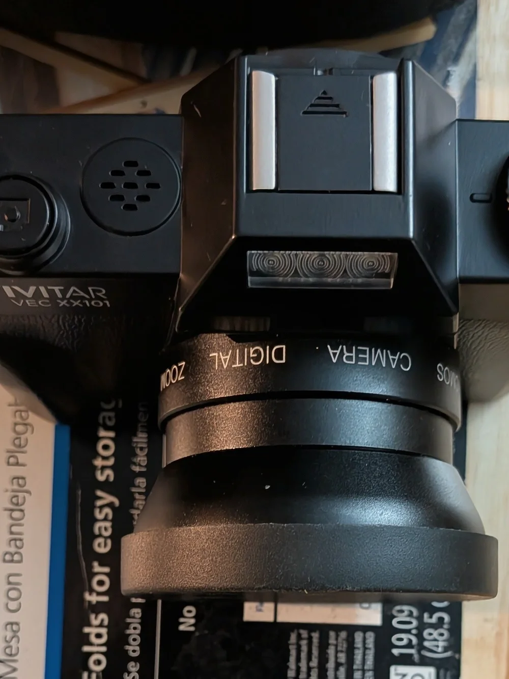 Black Wide-Angle Macro Camera Lens Accessory - Black